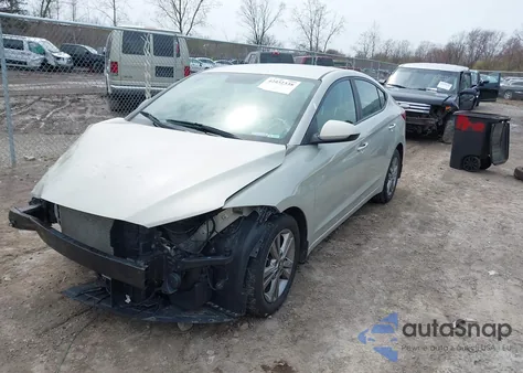 2018 Hyundai Elantra Sel из США, поврежденный, VIN KMHD84LF4JU523481